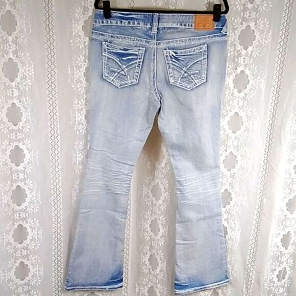 Amethyst Jeans Denim - Ame Thyet Wash  Acid Women's Jeans Size 11 80% Cotton